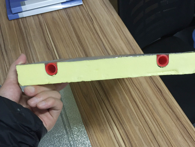 預(yù)置溝槽鋁板地暖模塊