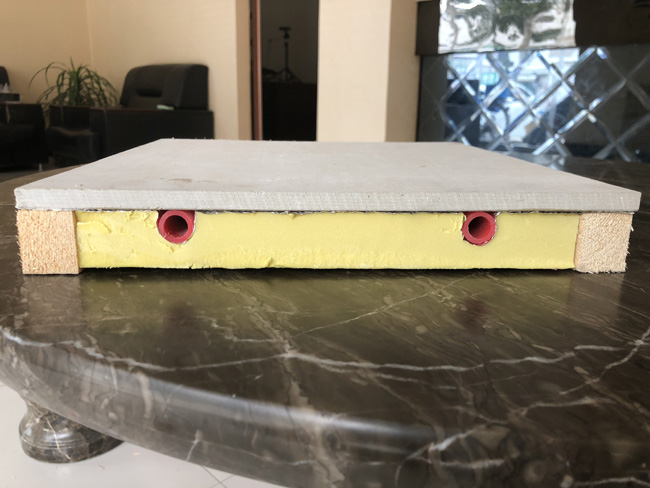 預(yù)置溝槽鋁板地暖模塊